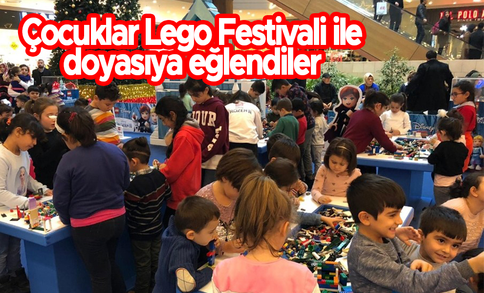 Çocuklar Lego Festivali ile doyasıya eğlendiler