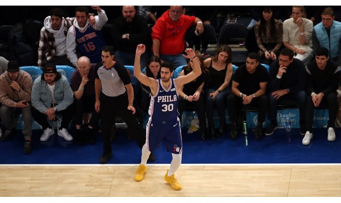 Furkan Korkmaz'ın kariyer rekoru kırdığı maçta Philadelphia 76ers kazandı