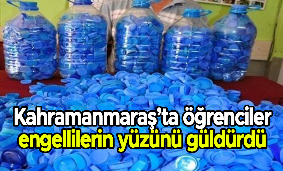 Kahramanmaraş'ta öğrenciler engellilerin yüzünü güldürdü