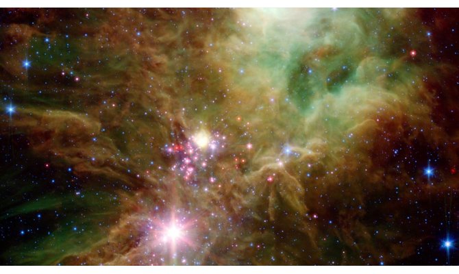 NASA Yılbaşı Ağacı Yıldız Kümesi'ni fotoğrafladı