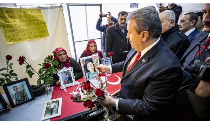 BBP Genel Başkanı Destici'den Diyarbakır annelerine destek ziyareti