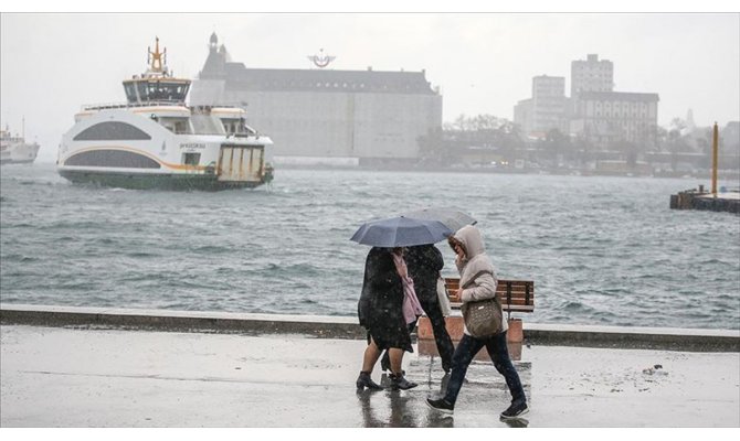 İstanbul ve çevresi yağışlı sistemin etkisine girecek
