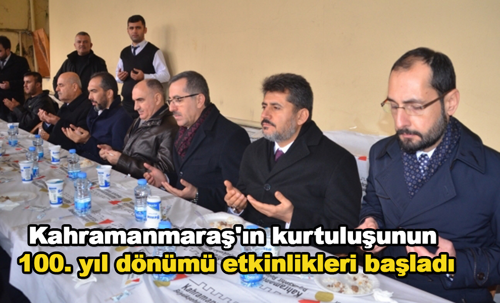 Kahramanmaraş'ın kurtuluşunun 100. yıl dönümü etkinlikleri başladı