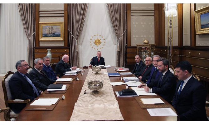 Cumhurbaşkanlığı Yüksek İstişare Kurulu, Cumhurbaşkanı Erdoğan başkanlığında toplandı