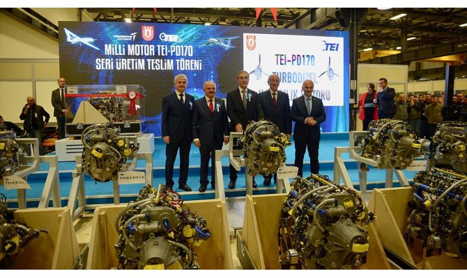 Türkiye'nin milli havacılık motoru TEI-PD170'in TUSAŞ'a teslimatı gerçekleştirildi