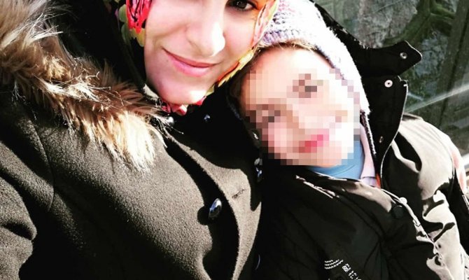 Çocuğunun gözleri önünde öldürüldü