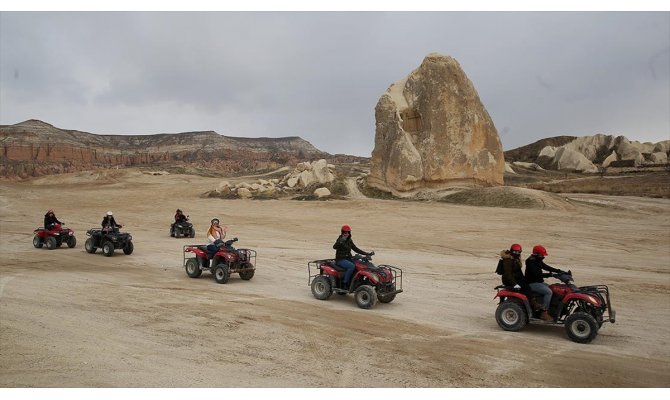 Kapadokya yarıyıl tatilinin gözdesi