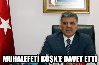 Gül, muhalafetle görüşecek