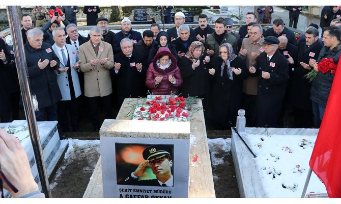 Şehit Emniyet Müdürü Gaffar Okkan anıldı
