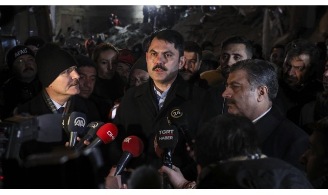 Çevre ve Şehircilik Bakanı Kurum: 19 yıkık, 107 ağır hasarlı, 37 orta hasarlı, 171 de az hasarlı bina tespit ettik