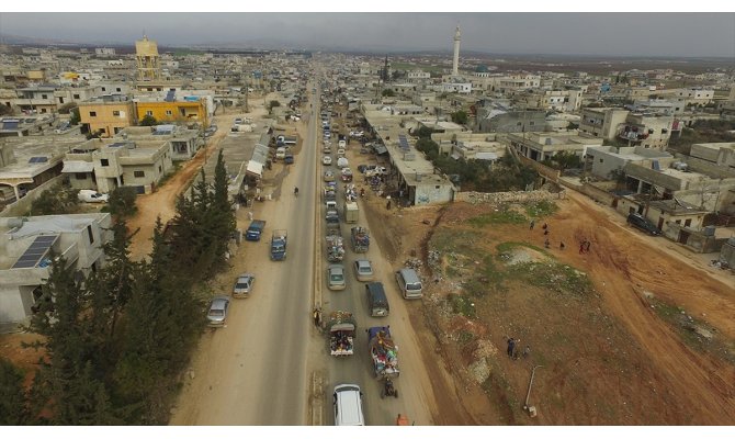 İdlib'de kasımdan bu yana 541 bin kişi yerinden edildi