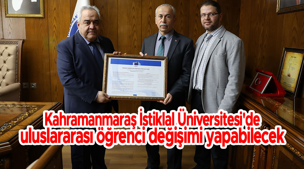 Kahramanmaraş İstiklal Üniversitesi'de uluslararası öğrenci değişimi yapabilecek