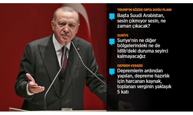 Cumhurbaşkanı Erdoğan: Barış çınarı Kudüs yıkılırsa bunun altında tüm dünya kalır