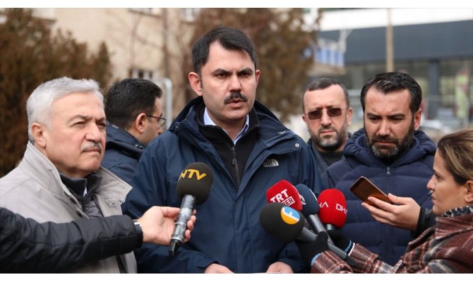 Çevre ve Şehircilik Bakanı Kurum: Elazığ'ın röntgenini çekiyoruz