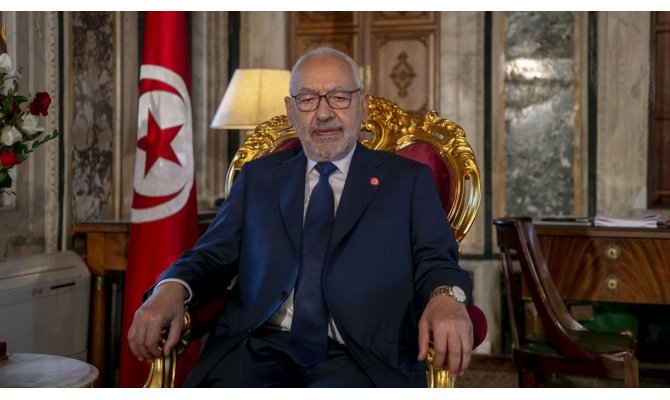 Gannuşi, Arap Avukatlar Birliği temsilcileriyle Filistin meselesini görüştü