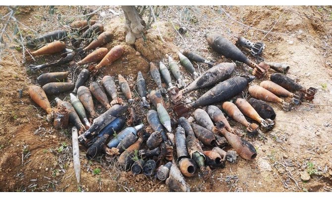 Barış Pınarı Harekatı bölgesinde teröristlerce tuzaklanan patlayıcılar imha edildi