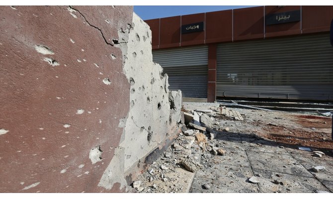Hafter milisleri Trablus'ta bir mahalleyi vurdu