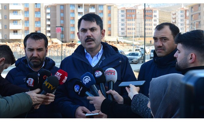 Bakan Kurum: Elazığ genelinde hasar tespit çalışmalarının yüzde 85'ini tamamladık