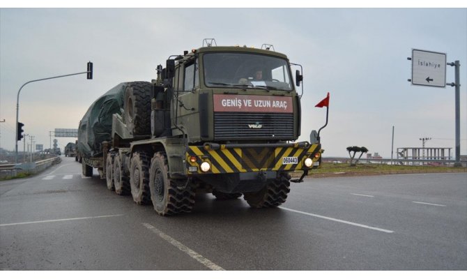 Suriye sınırına tank sevkiyatı