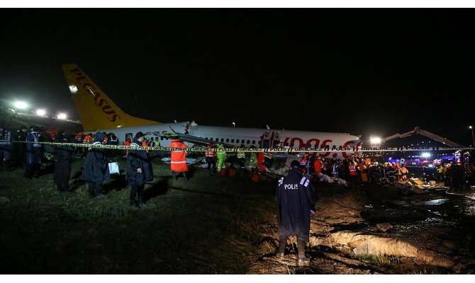 Sabiha Gökçen Havalimanı'nda pistten çıkan uçak için ABD'den heyet geliyor
