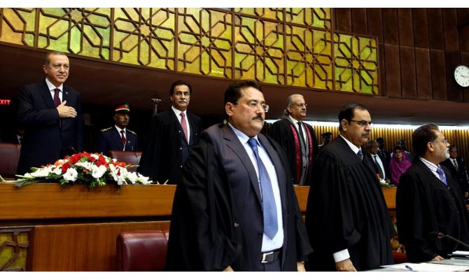 Cumhurbaşkanı Erdoğan 4. kez Pakistan Parlamentosuna hitap edecek