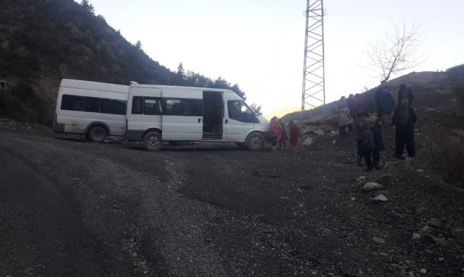 Kahramanmaraş'ta Heyelan anı görüntülendi