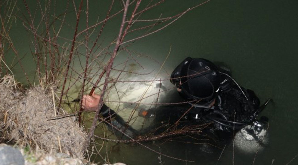 Kahramanmaraş'ta akarsuda kaybolan baba ve oğlunu arama çalışması sürüyor