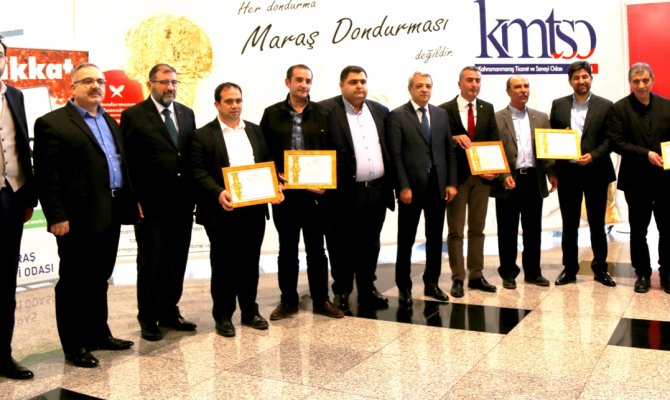 KMTSO’da “Maraş Dondurması” Kullanım Hakkı Sözleşmeleri İmzalandı