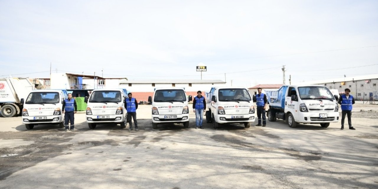 Elbistan'da çöp taksi görücüye çıktı