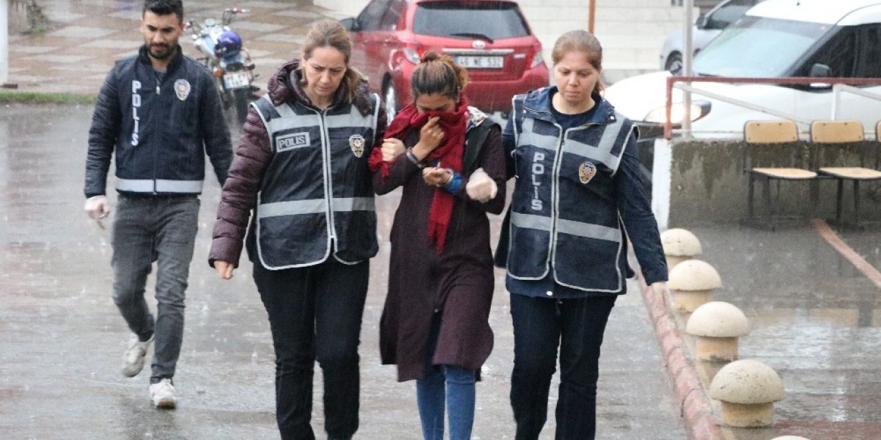 Evlerde soygun yapan kadın tutuklandı