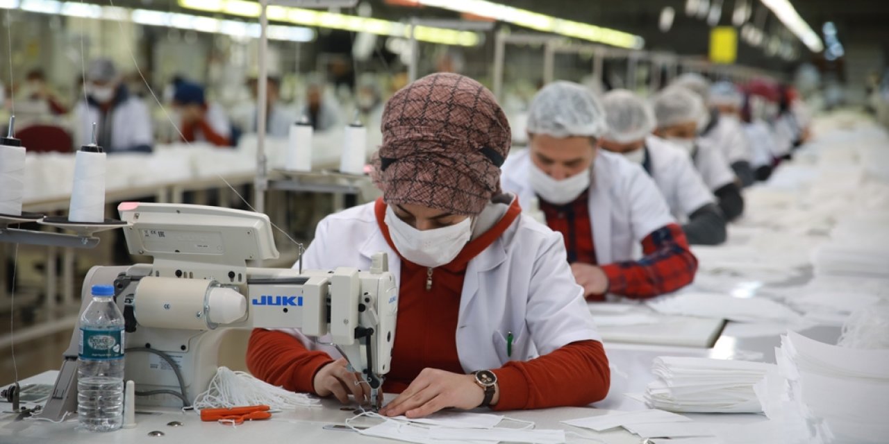 Tekstil firması günlük 3 milyon maske üretecek