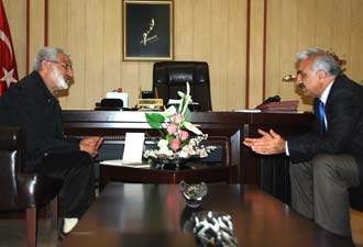 Prof. Dr. Aytaç Açıkalın Müdürü Alkanı Ziyaret Etti