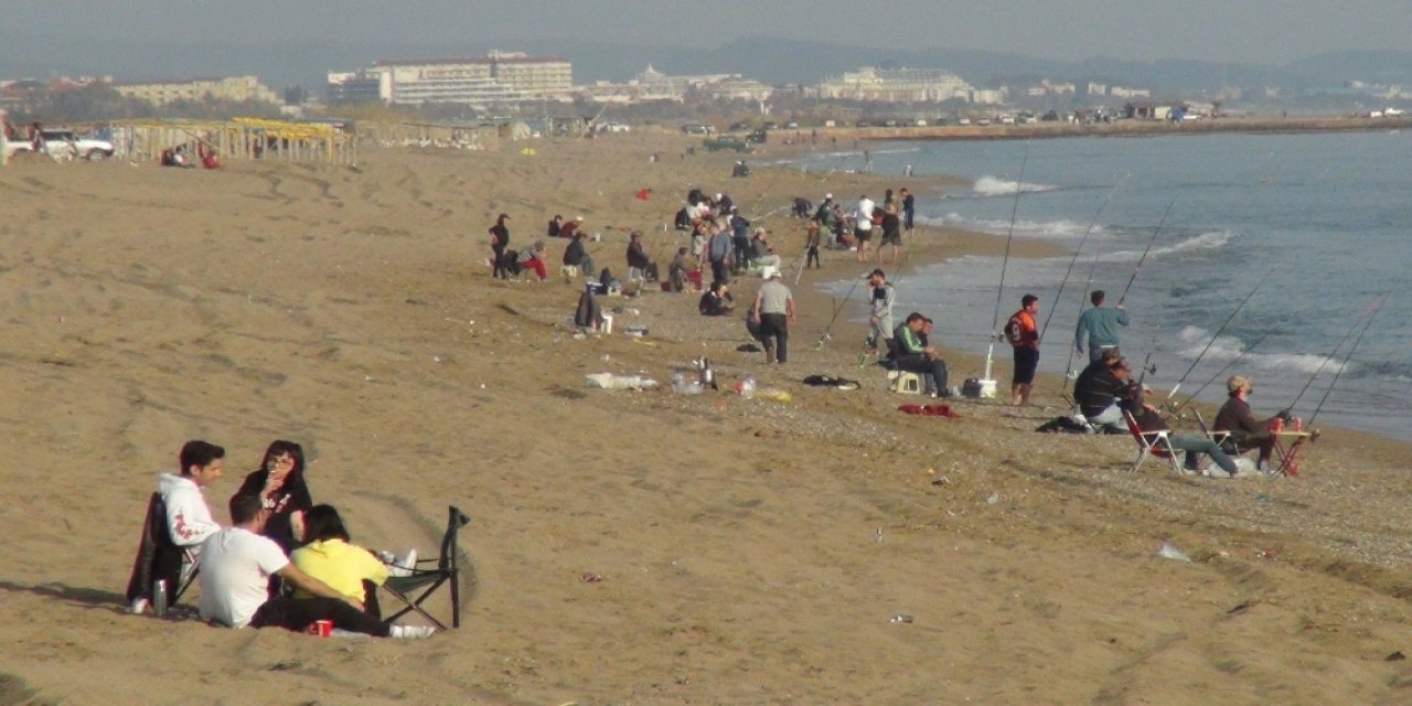 Sahilde ’pes’ dedirten görüntüler