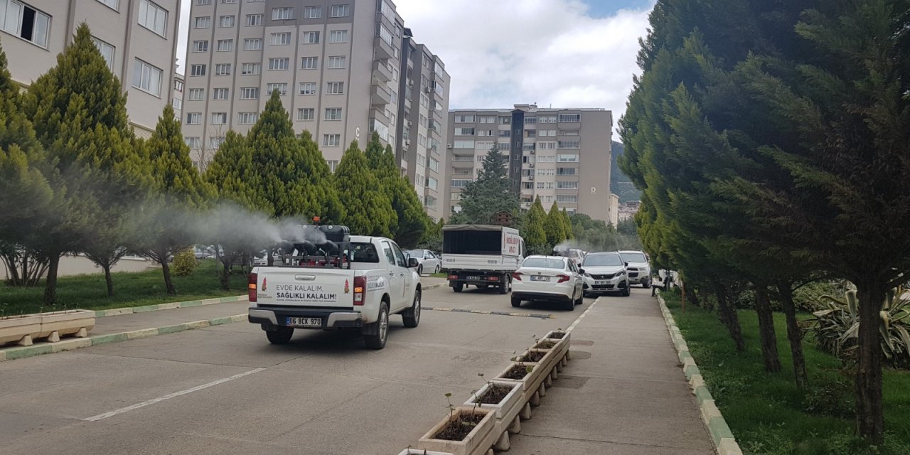 Apartmanlar, Siteler dezenfekte yapılıyor