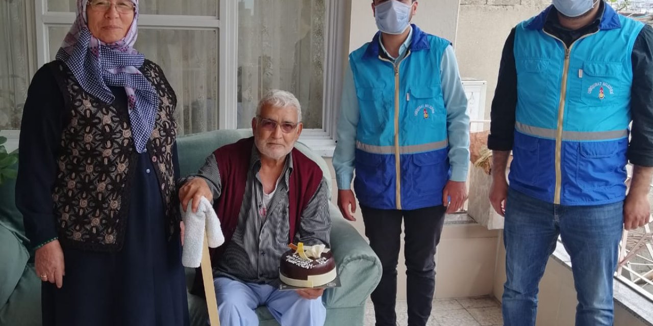 Onikişubat Belediyesinden doğum günü sürprizi