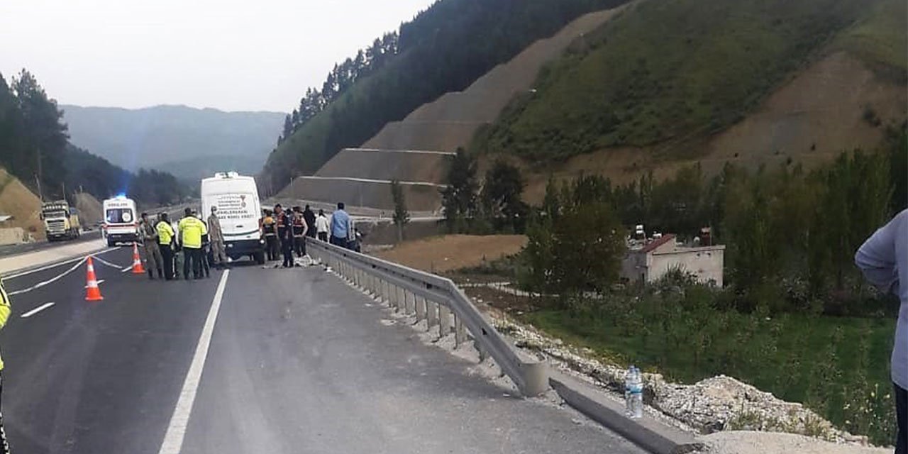 Transit yolda kontrolsüz geçen yaya öldü