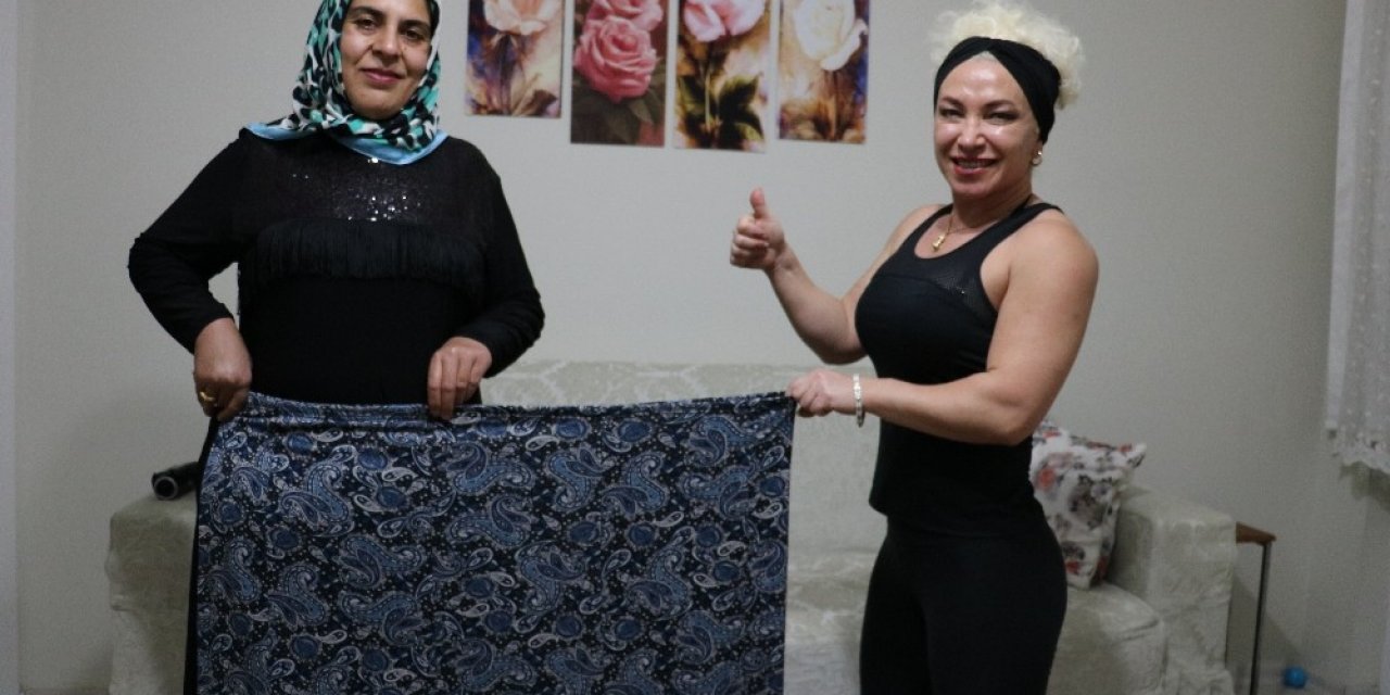 Evde kaldı online sporla zayıfladı