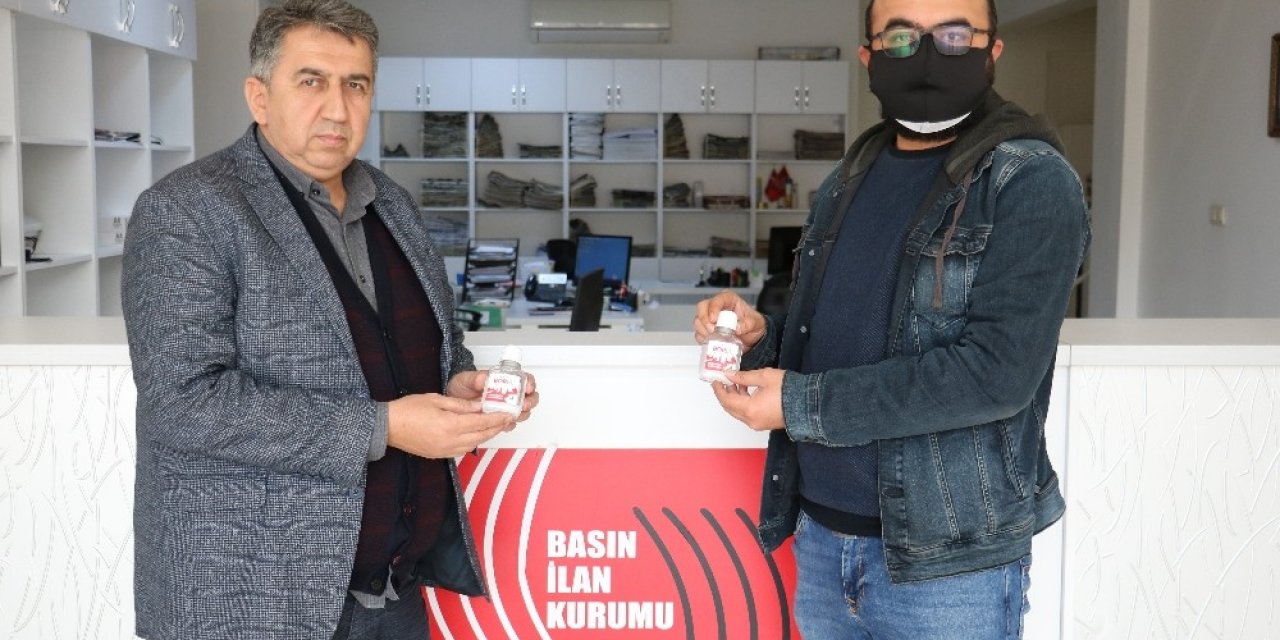 Basın İlan Kurumundan gazetecilere el dezenfektanı
