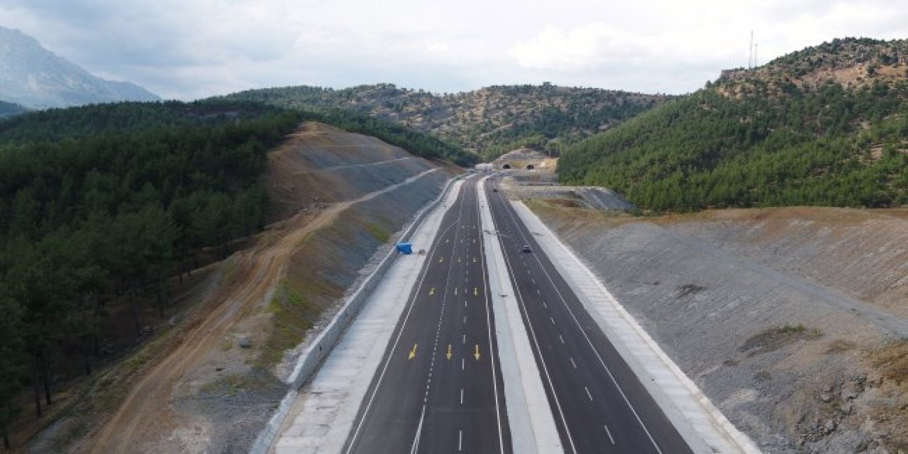 Göksun yolunda çalışmalar sürüyor
