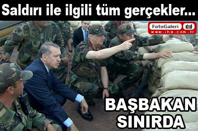 Erdoğan ve Başbuğ sınırda