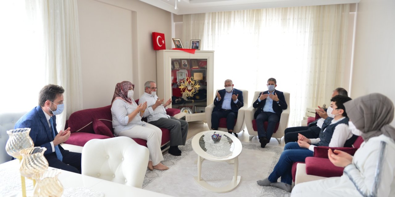 Başkan Mahçiçek, “Bayram, Şehit Ailelerimizin Yanında Güzel”