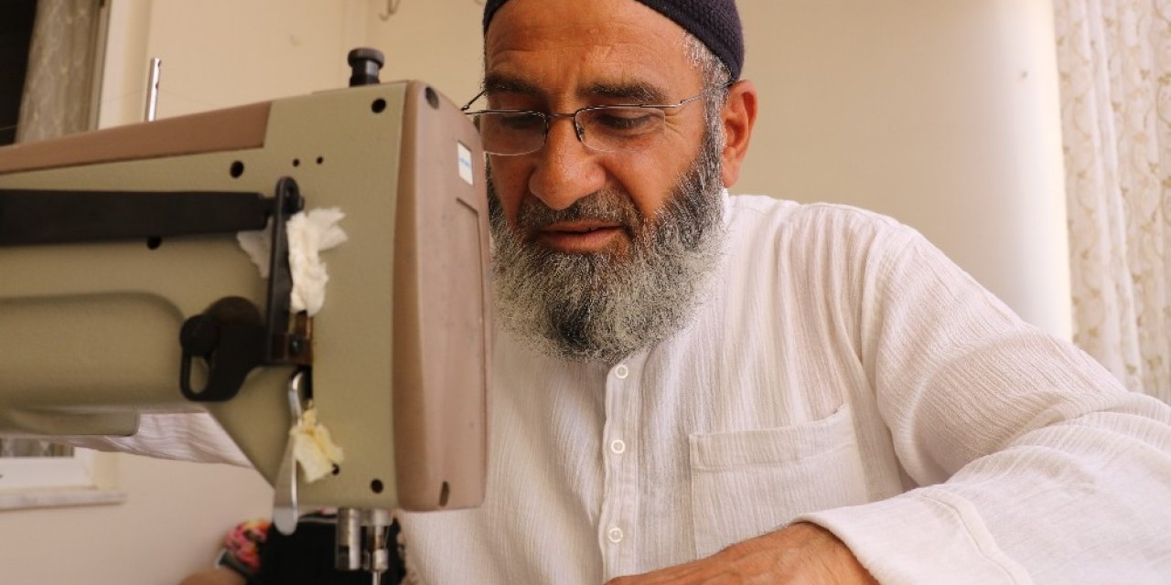 Sokağa çıkma kısıtlamasında sim sırma ustası oldu