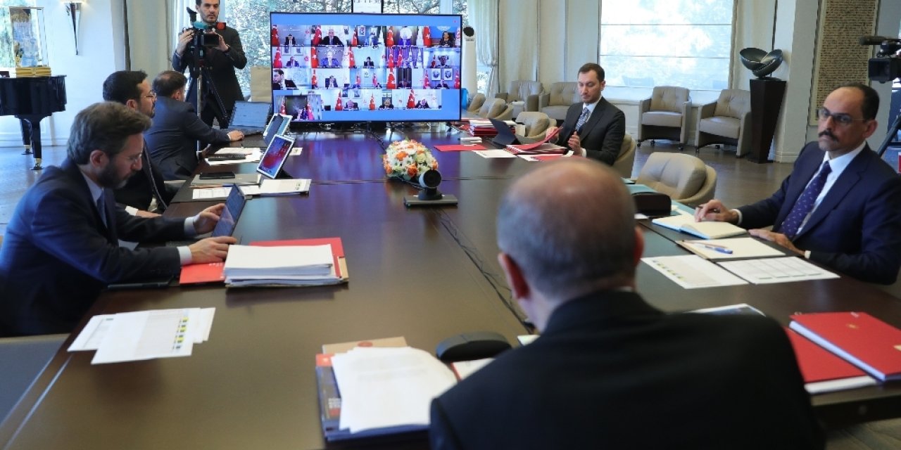 Cumhurbaşkanlığı Kabinesi 9’uncu kez video konferansla toplandı