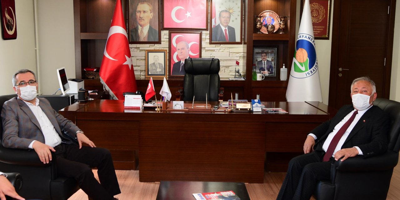 Başkan Güngör Çağlayancerit Belediyesini ziyaret etti