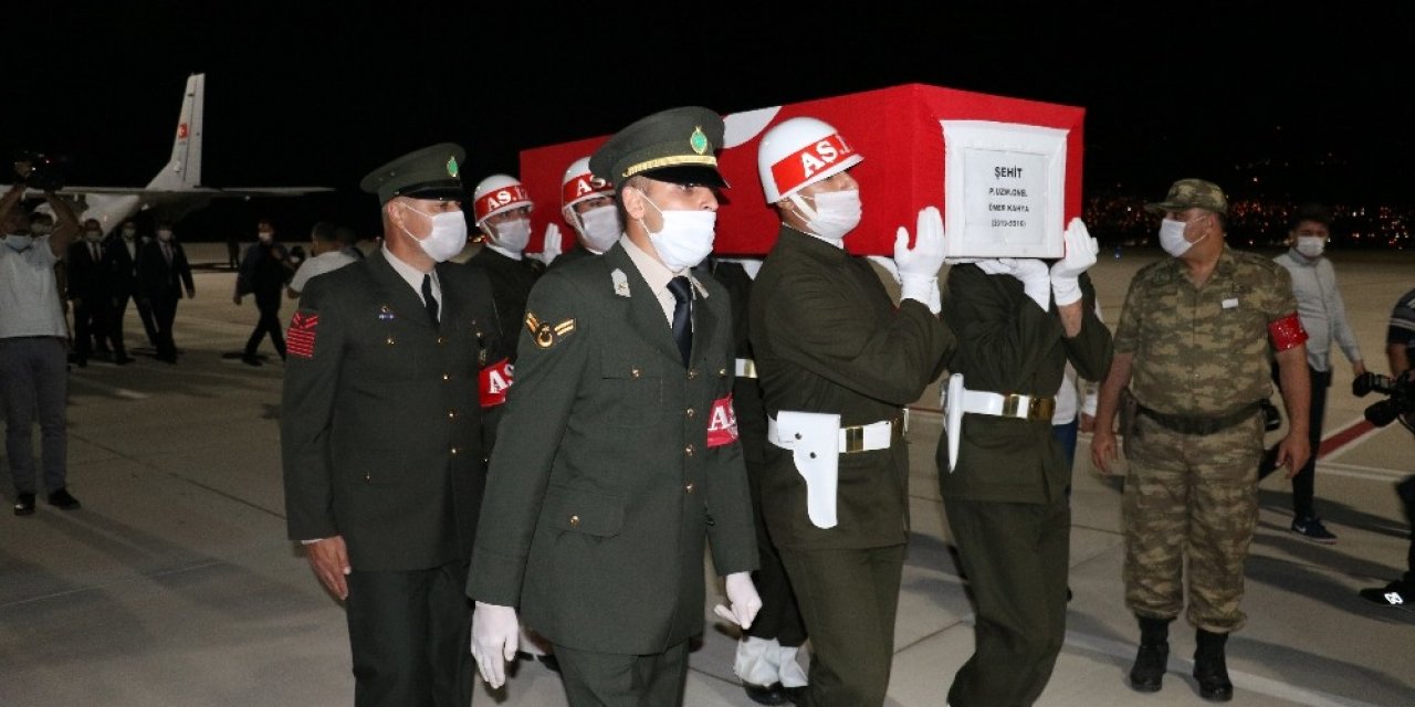 Şehidimizin cenazesi memleketine getirildi