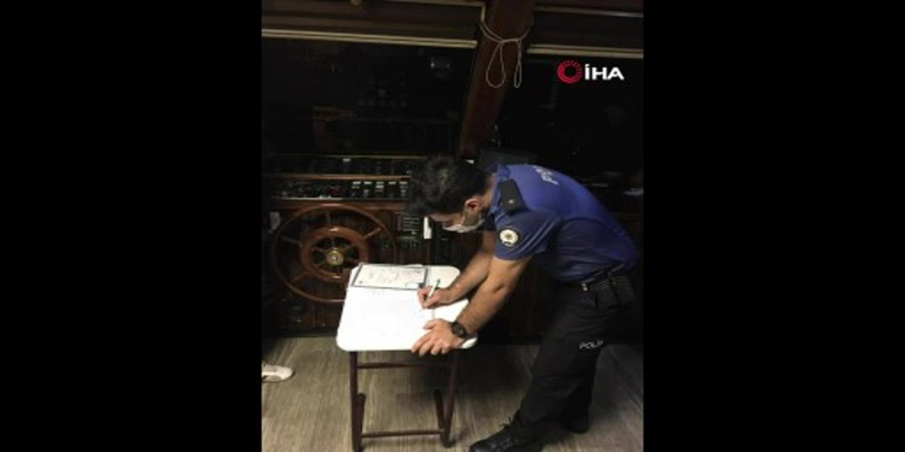 Bebek’teki yat partisine polis baskını