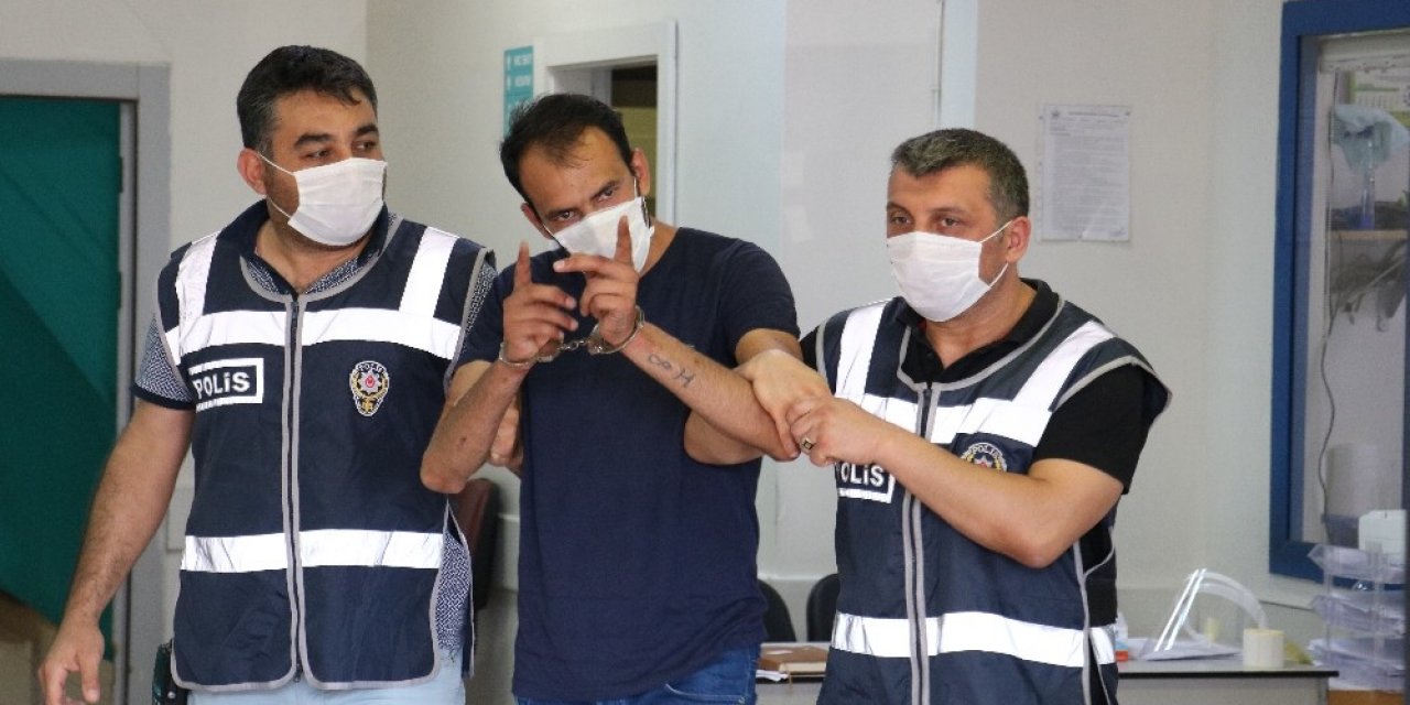 Hırsızlıktan tutuklandı gazetecileri tehdit etti