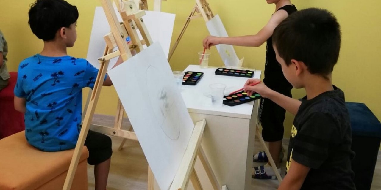 Çocuklar sanatla öğreniyorlar, öğrendikçe eğleniyorlar