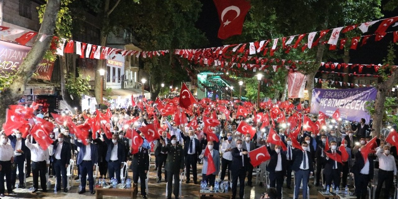Kahramanmaraş’ta 15 Temmuz Demokrasi ve Milli Birlik Günü etkinliği