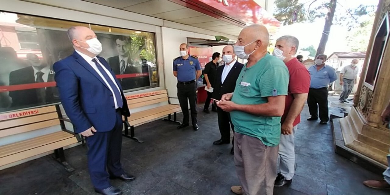 Vali Ömer Faruk Coşkun: Kahramanmaraş sokaklarında covid-19 denetlemesi yaptı